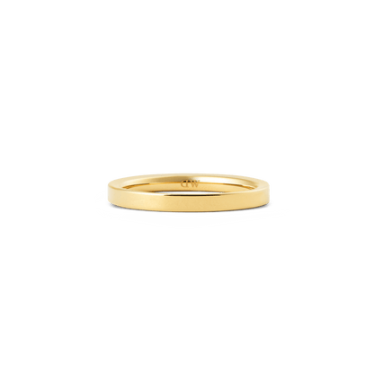 Line Ring Polished Gold 2.5mm