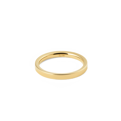 Line Ring Polished Gold 2.5mm