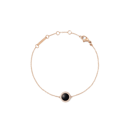Audrey Bracelet Black Agathe Rose Gold