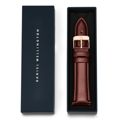 Tapered St Mawes Strap Rose Gold