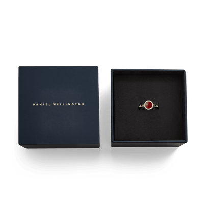 Audrey Ring  Red Agathe Gold