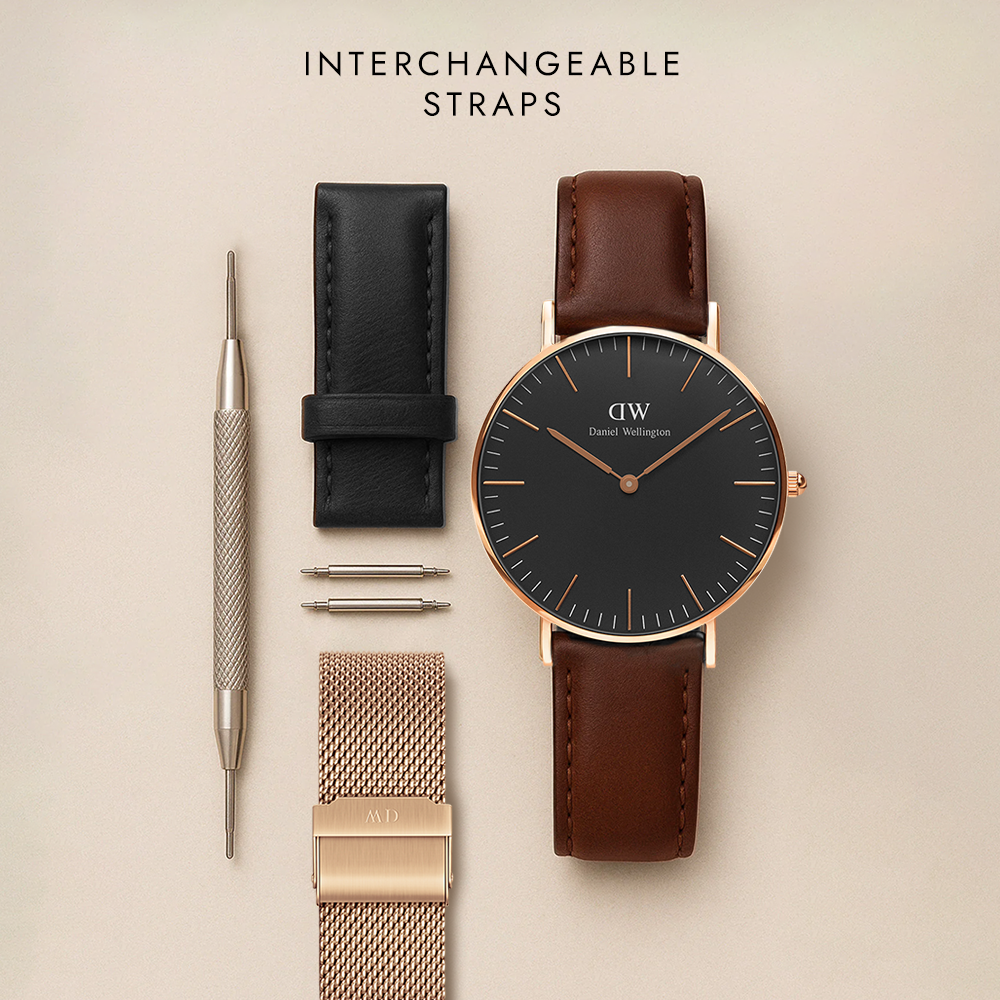 Classic Bristol Black Rose Gold