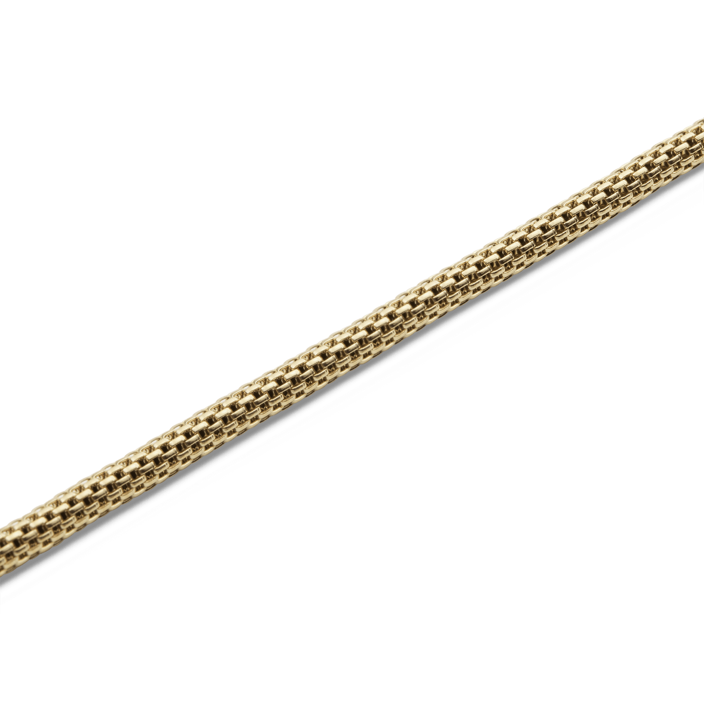 Tide Mesh Necklace Gold 2.8