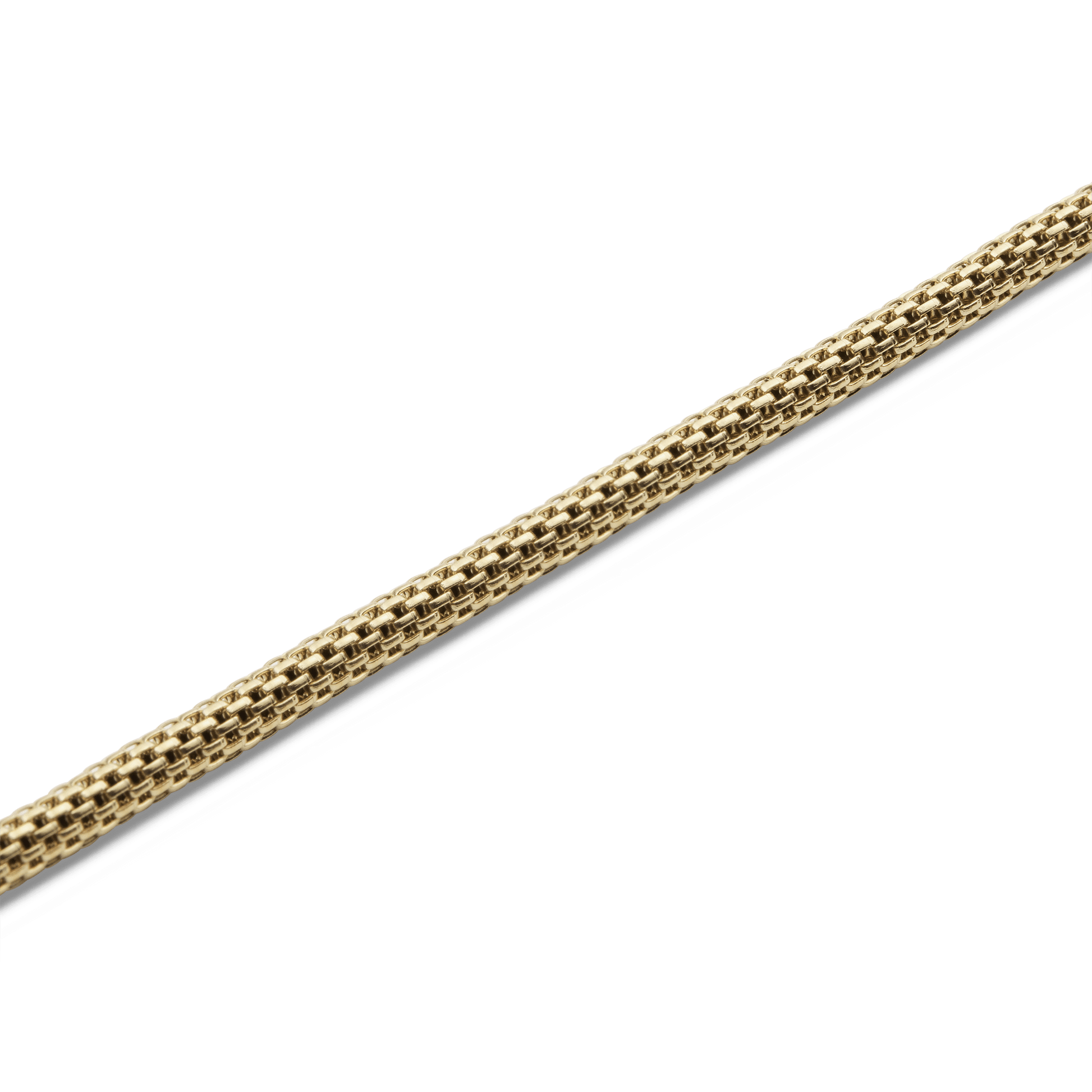 Tide Mesh Necklace Gold 2.8