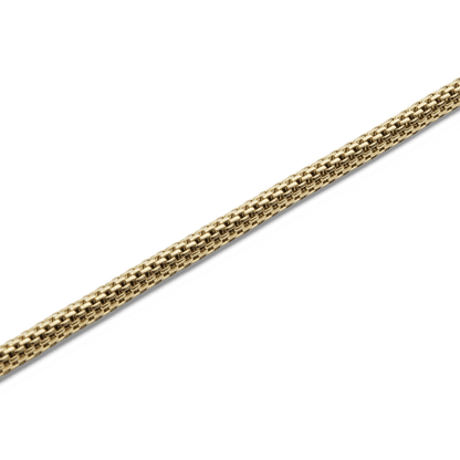 Tide Mesh Necklace Gold 2.8
