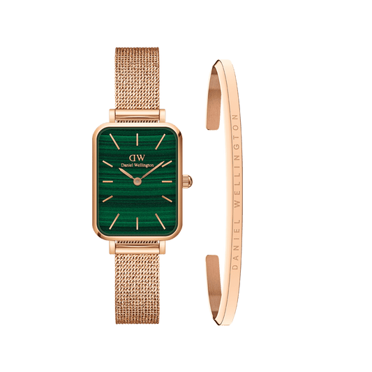 Quadro Pressed Melrose Green + Classic Bracelet