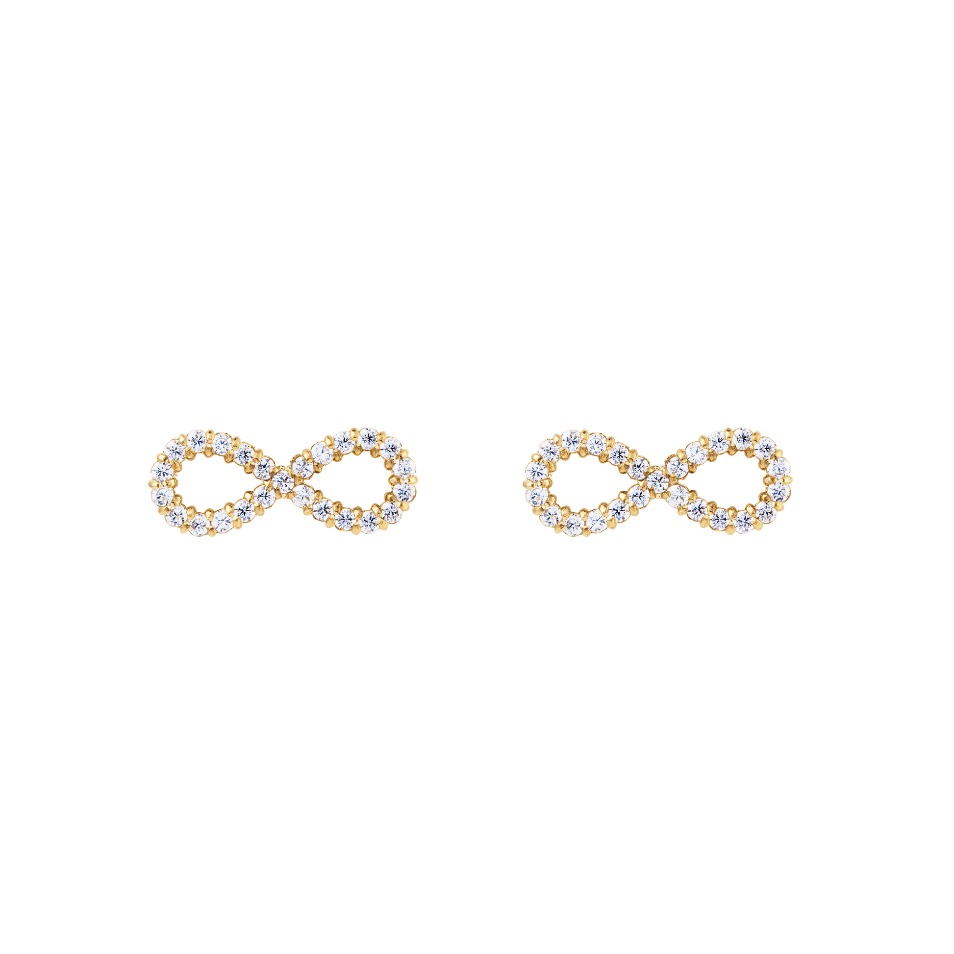 Mirelle Infinity Earrings Gold