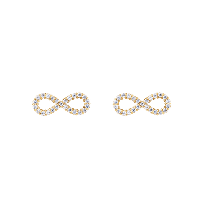 Mirelle Infinity Earrings Gold