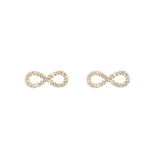 Mirelle Infinity Earrings Gold