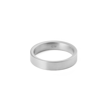 Line Ring Brushed Silver 4.5mm