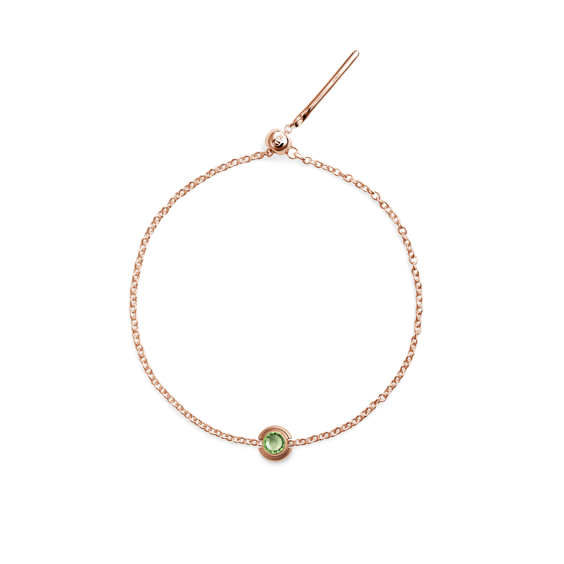 February Charm Rose Gold