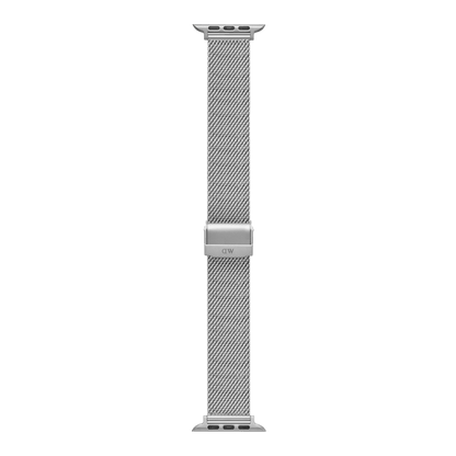 Smartwatch Strap Sandblasted Mesh Silver