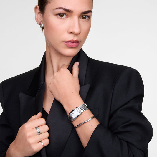 Classic Aura Duo Ring Silver