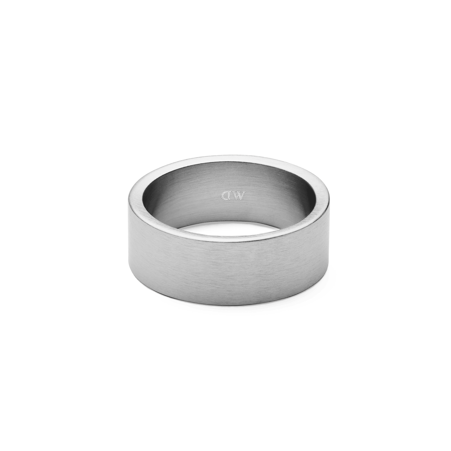 Line Ring Brushed Silver 8mm