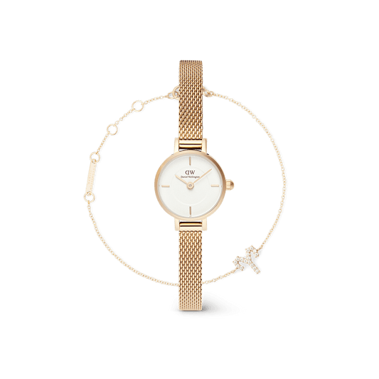 Petite Mini & Zodiac Bracelet Gold Set