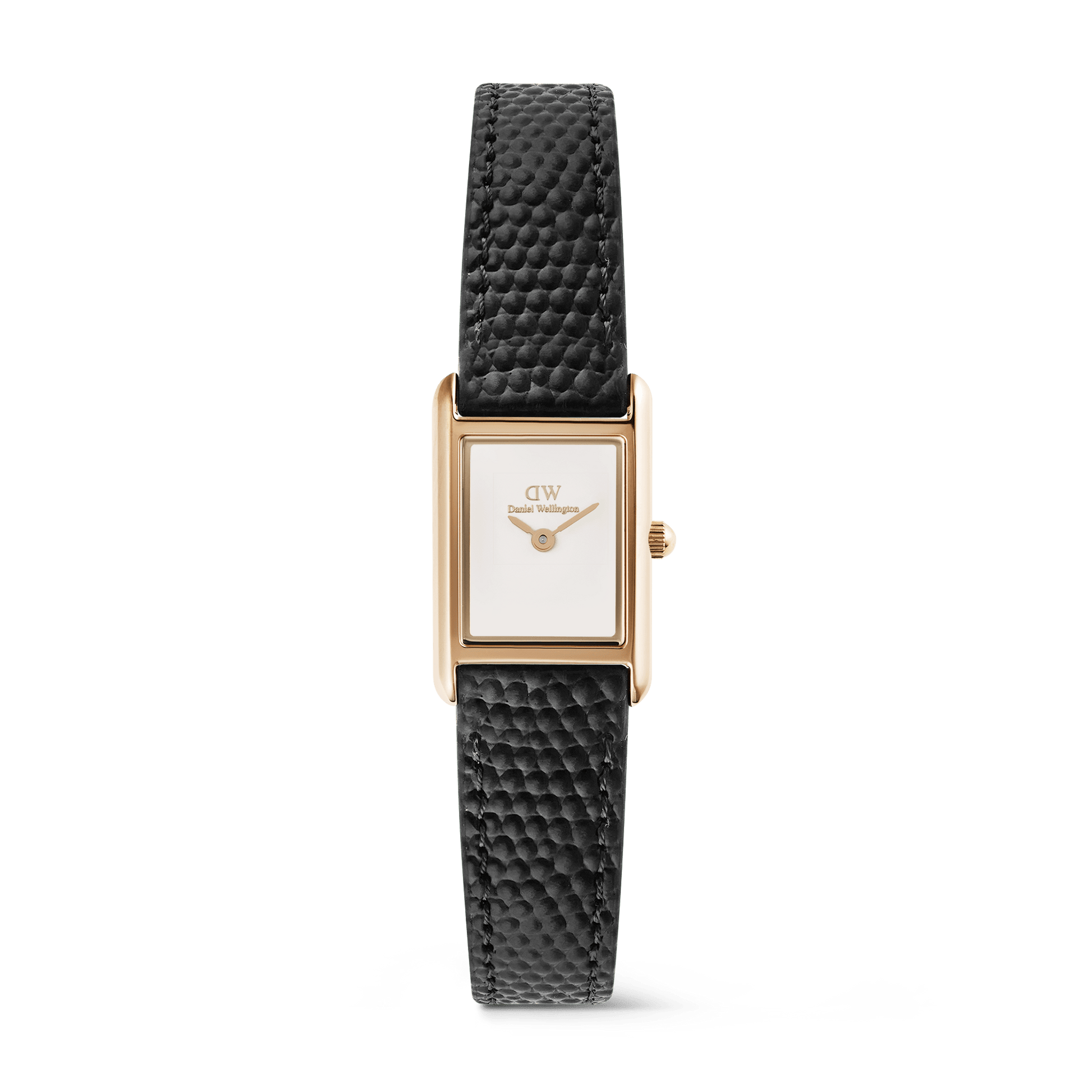 Bound Mini Black Lizard Rose Gold