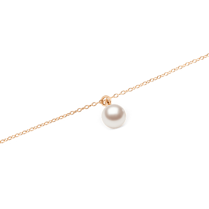 Pearl Necklace Rose Gold