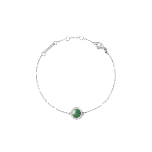 Audrey Bracelet Jade Silver
