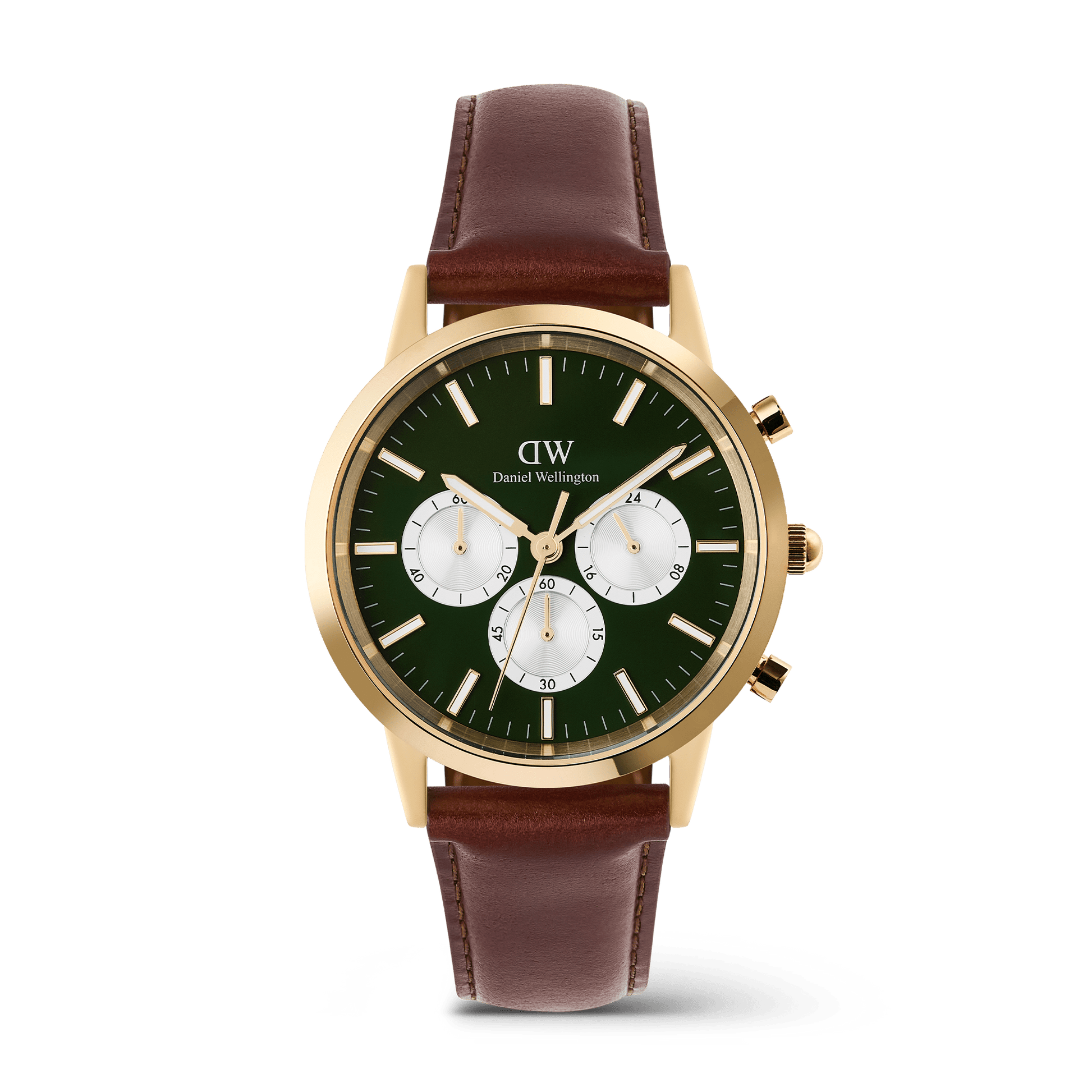 Iconic Chronograph  St Mawes Emerald Panda Gold