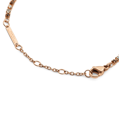 Classic Tennis Bracelet Honey Combo Rose Gold