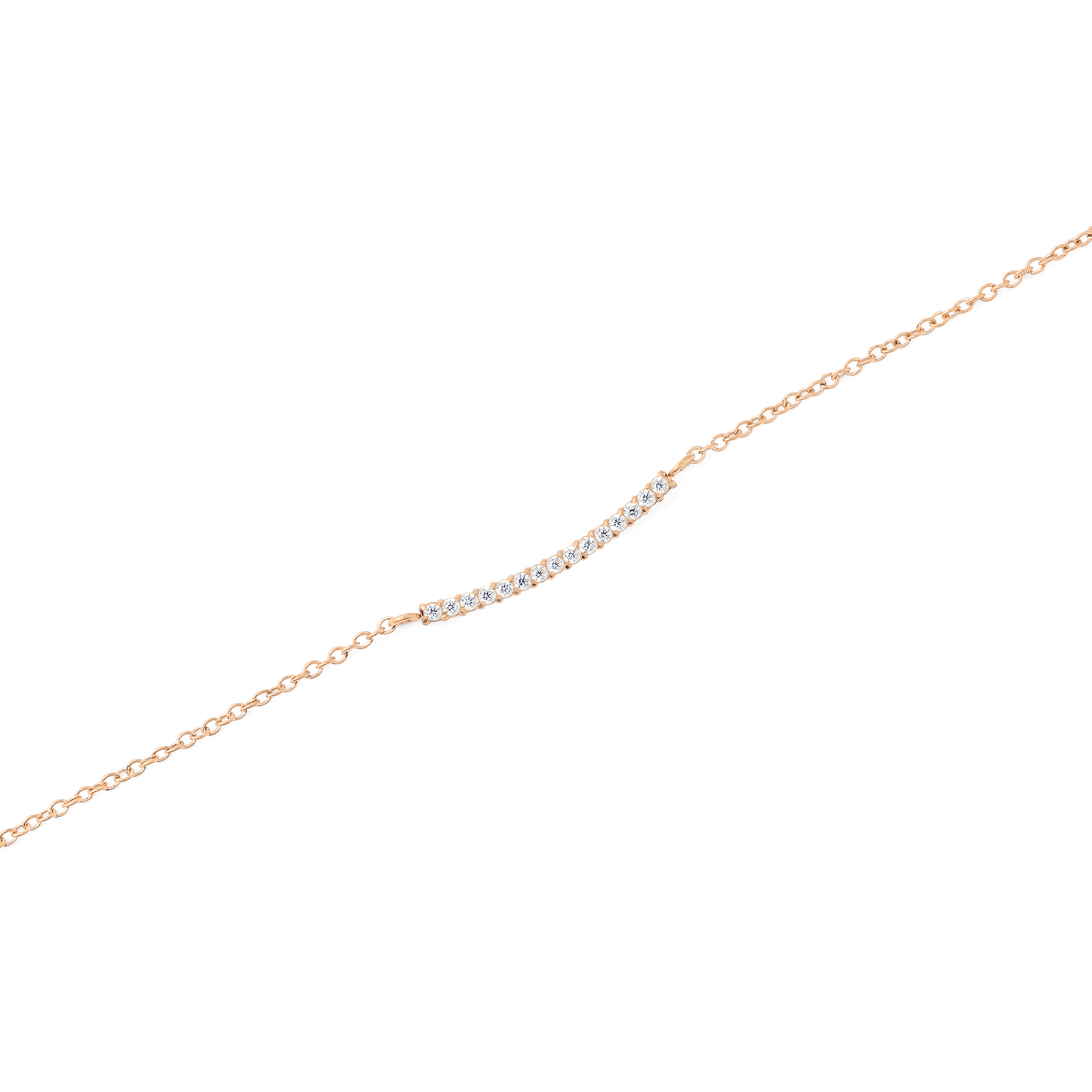 Mirelle Eternity Necklace Rose Gold