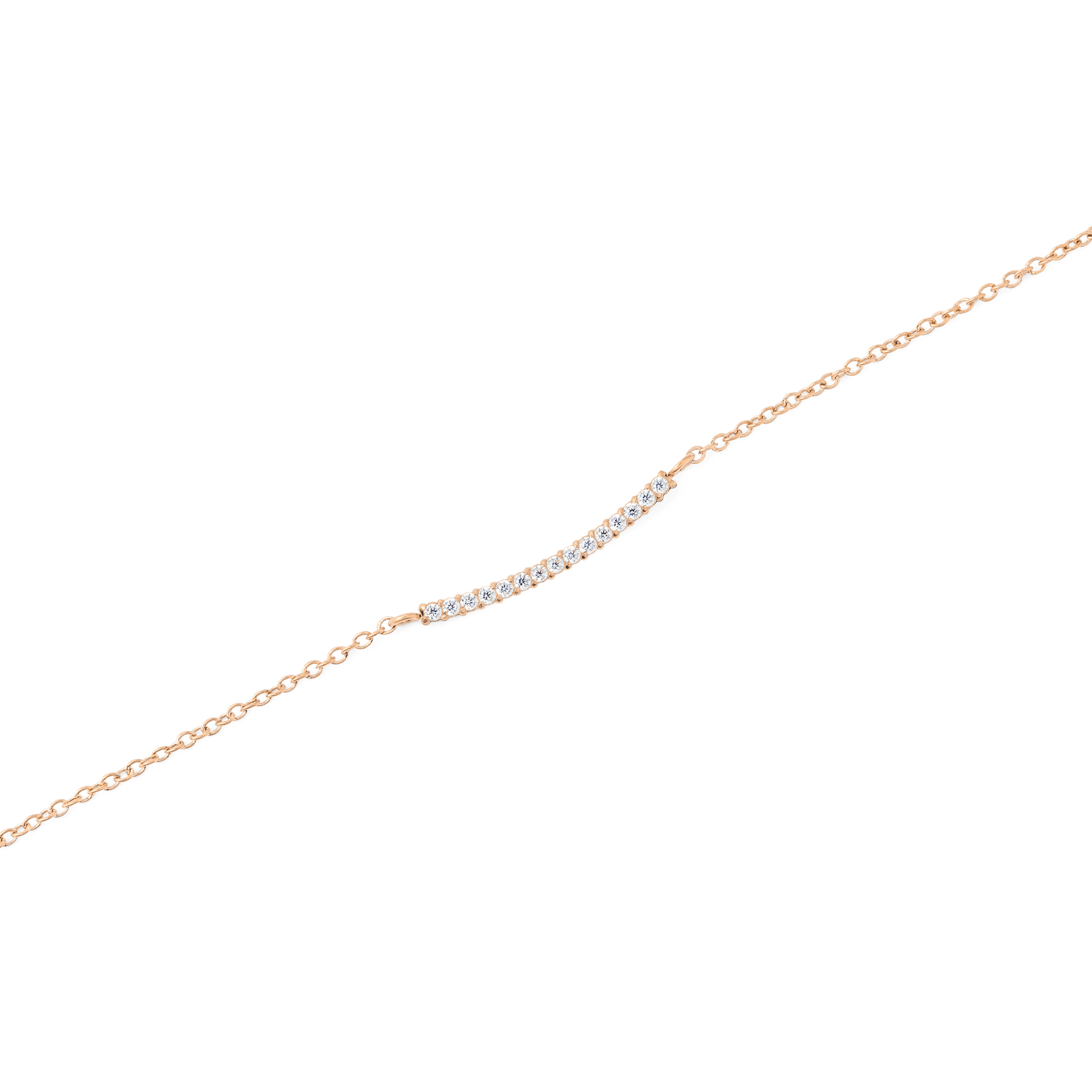 Mirelle Eternity Necklace Rose Gold