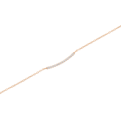Mirelle Eternity Necklace Rose Gold