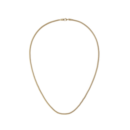 Tide Mesh Necklace Gold 2.8