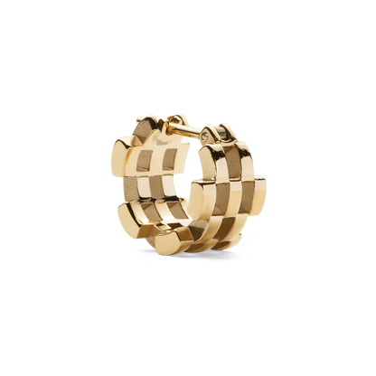 5-Link Earrings Gold