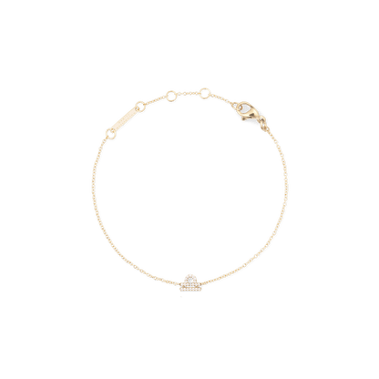 Crystal Zodiac Chain Bracelet Gold