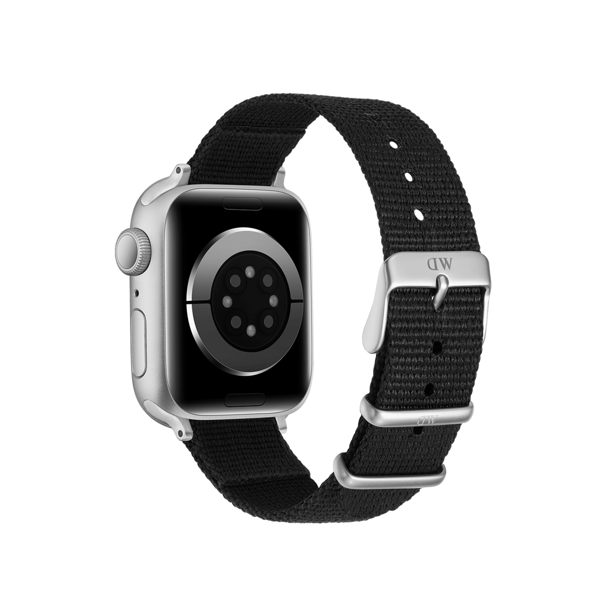 Smartwatch Strap Nato Silver