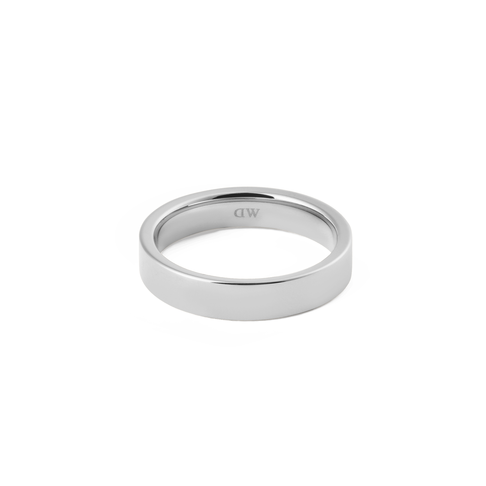 Line Ring Polished Silver 4.5mm