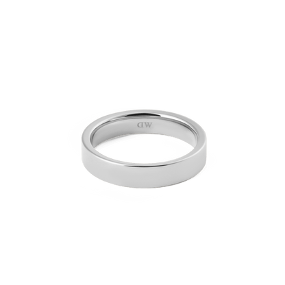Line Ring Polished Silver 4.5mm