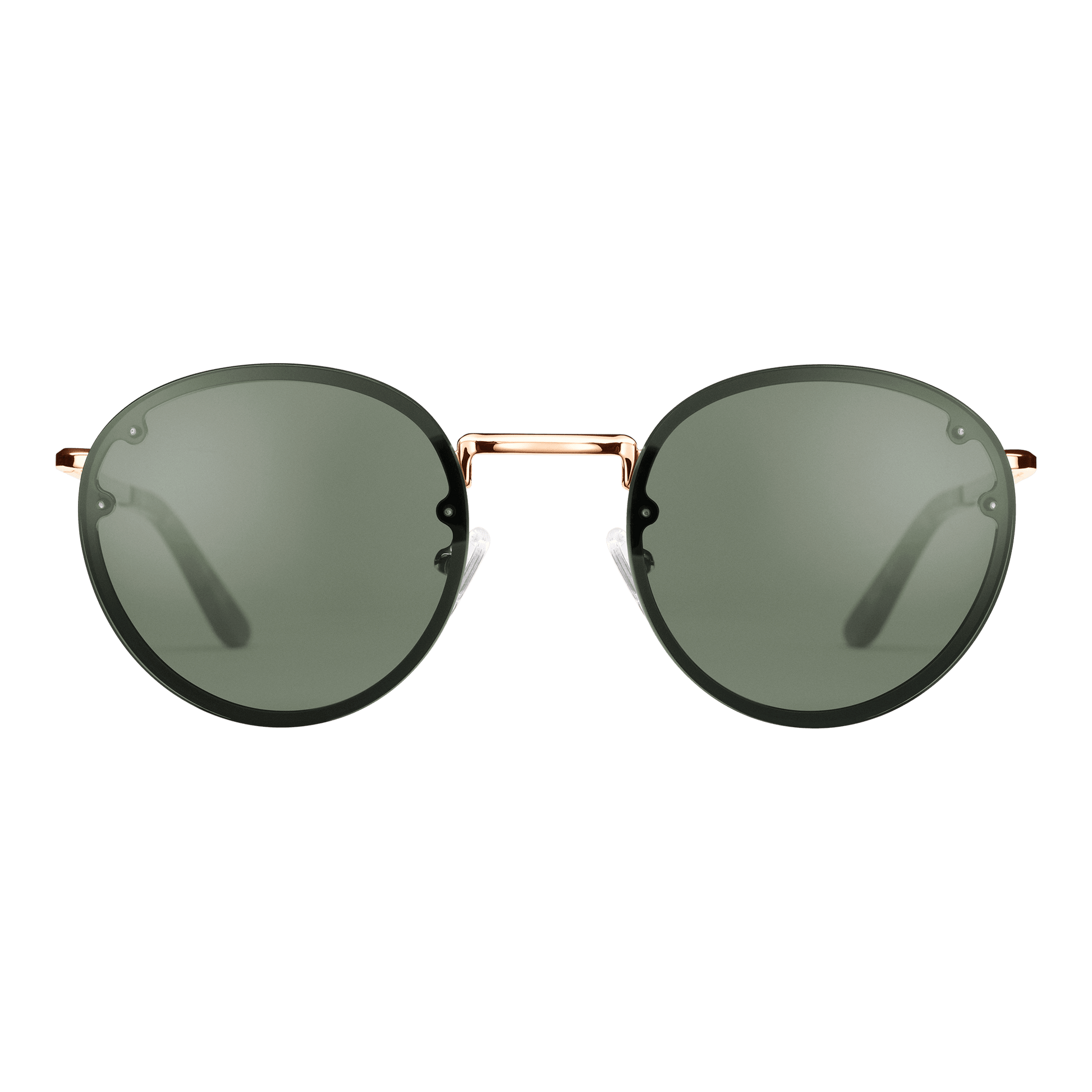 Arch Steel Green Rose Gold