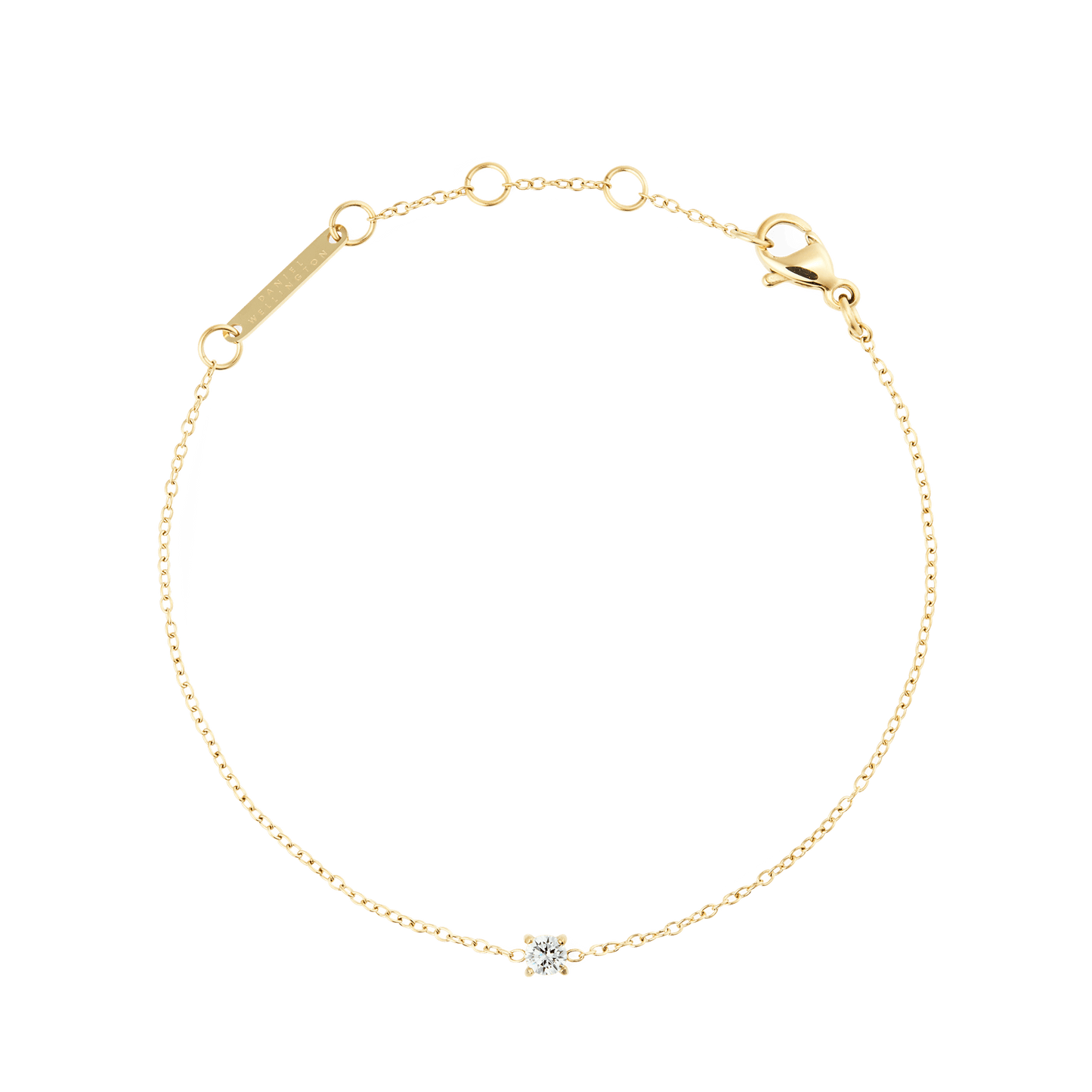 Mirelle Solitaire Bracelet Gold