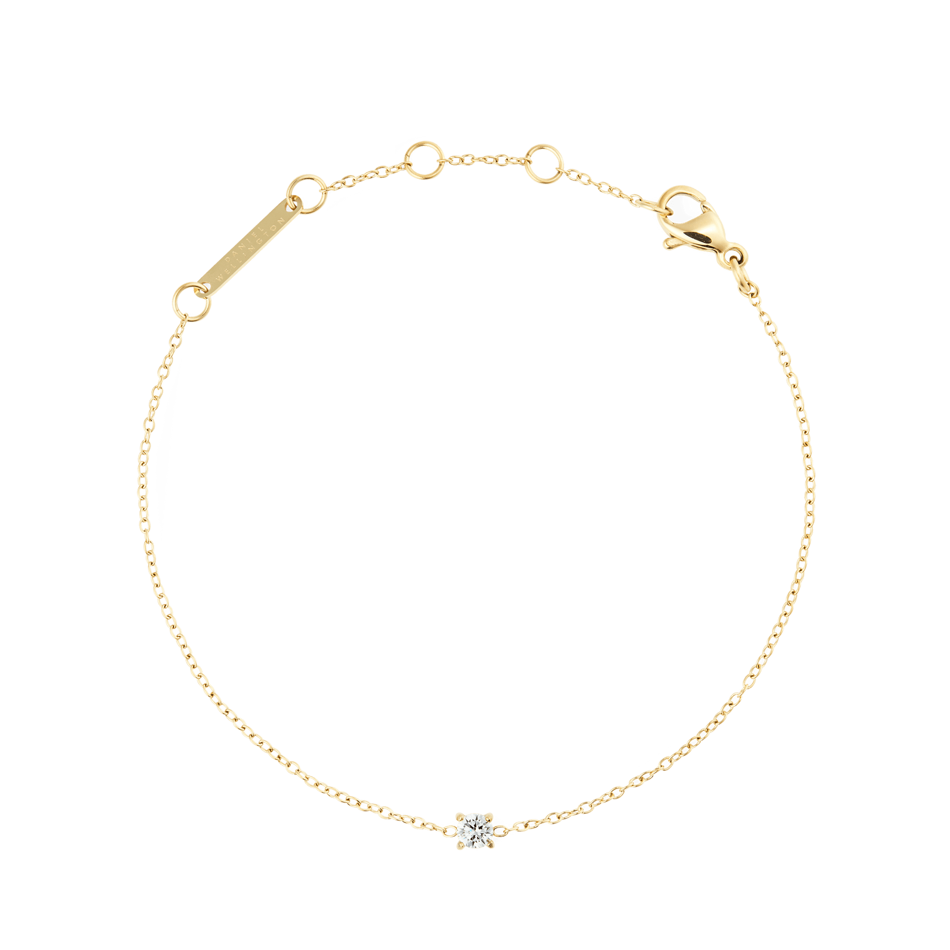 Mirelle Solitaire Bracelet Gold