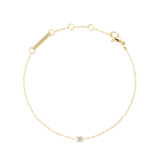 Mirelle Solitaire Bracelet Gold