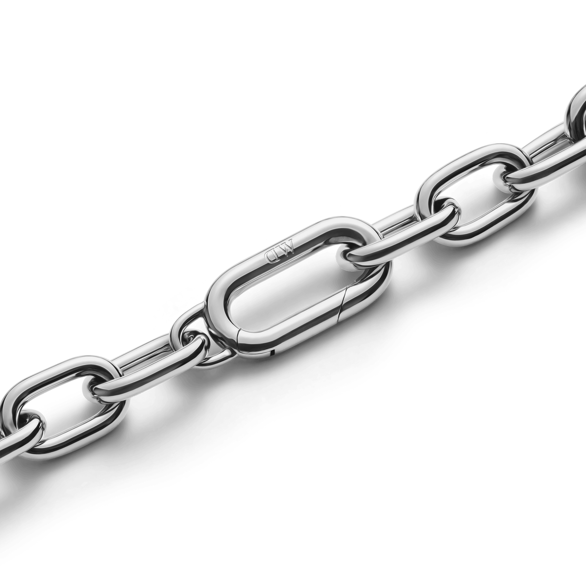 Crystal Link Bracelet Silver