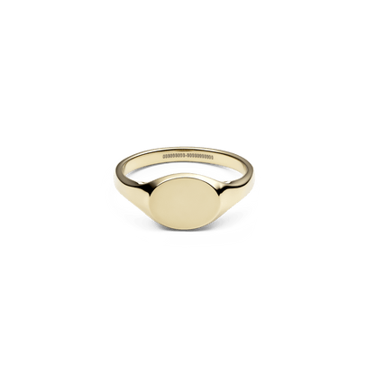 Classic Mini Signet Ring Gold