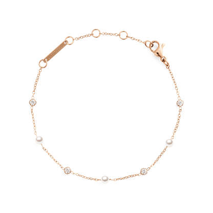 Pearl Bracelet Rose Gold