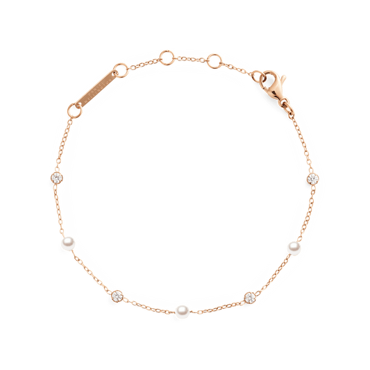 Pearl Bracelet Rose Gold