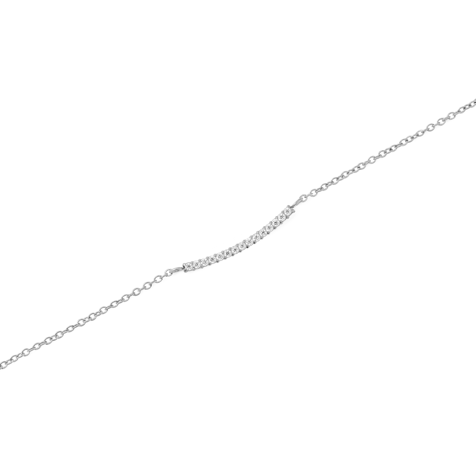 Mirelle Eternity Necklace Silver