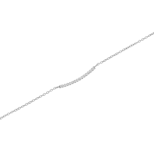 Mirelle Eternity Necklace Silver