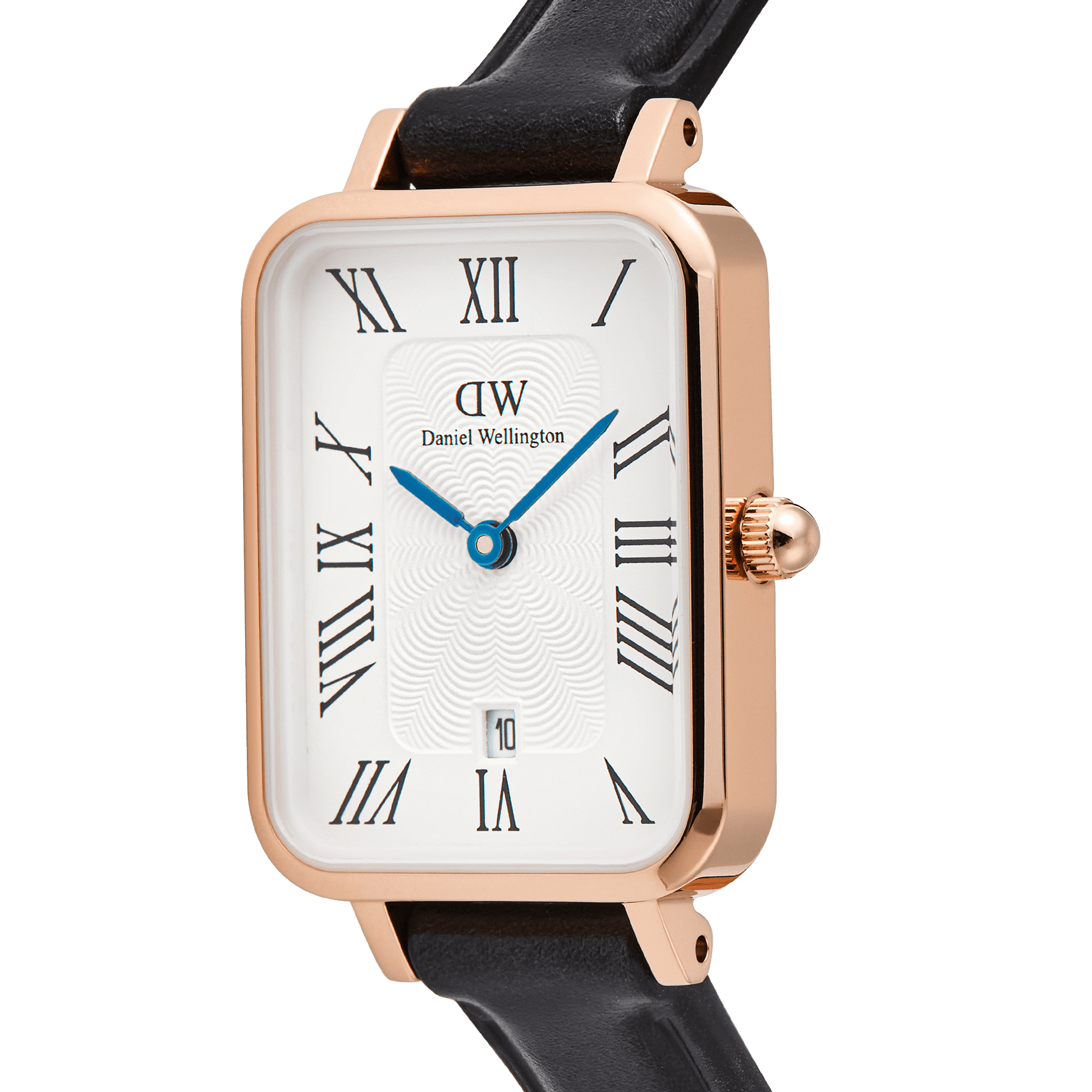 Quadro Roman Numerals Date Sheffield Rose Gold