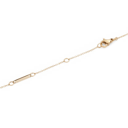 Crystal Zodiac Chain Necklace Gold