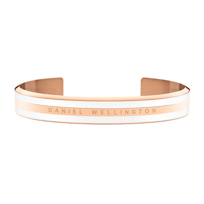 Emalie Bracelet Satin White Rose Gold