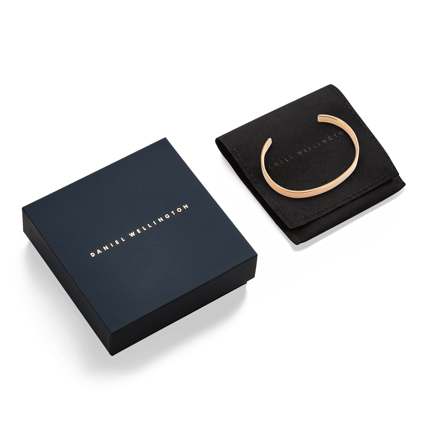 Line Cuff Polished Rose Gold