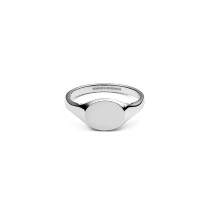 Classic Mini Signet Ring Silver