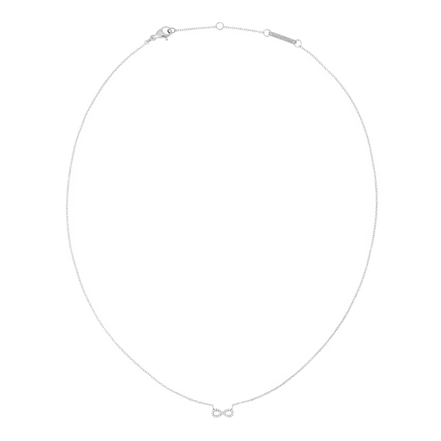 Mirelle Infinity Necklace Silver