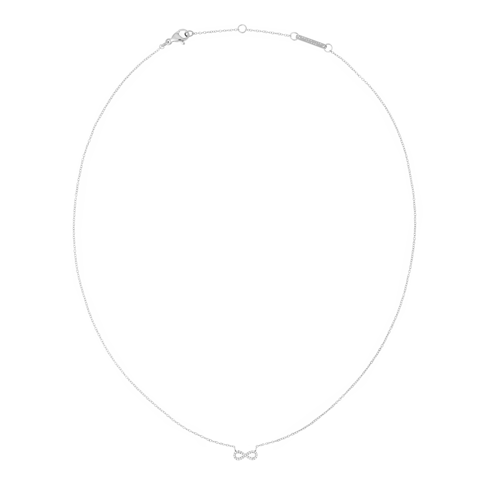 Mirelle Infinity Necklace Silver